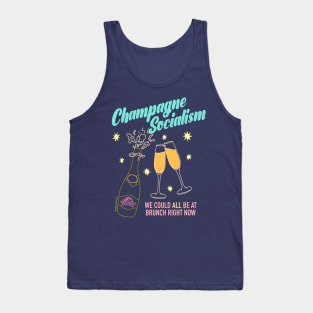 Champagne Socialism - The Peach Fuzz Tank Top